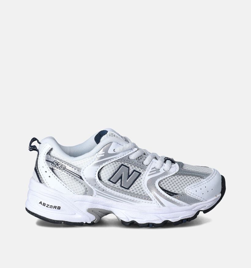 New Balance PZ530 Baskets basses en Blanc pour filles (353450) - pour semelles orthopédiques