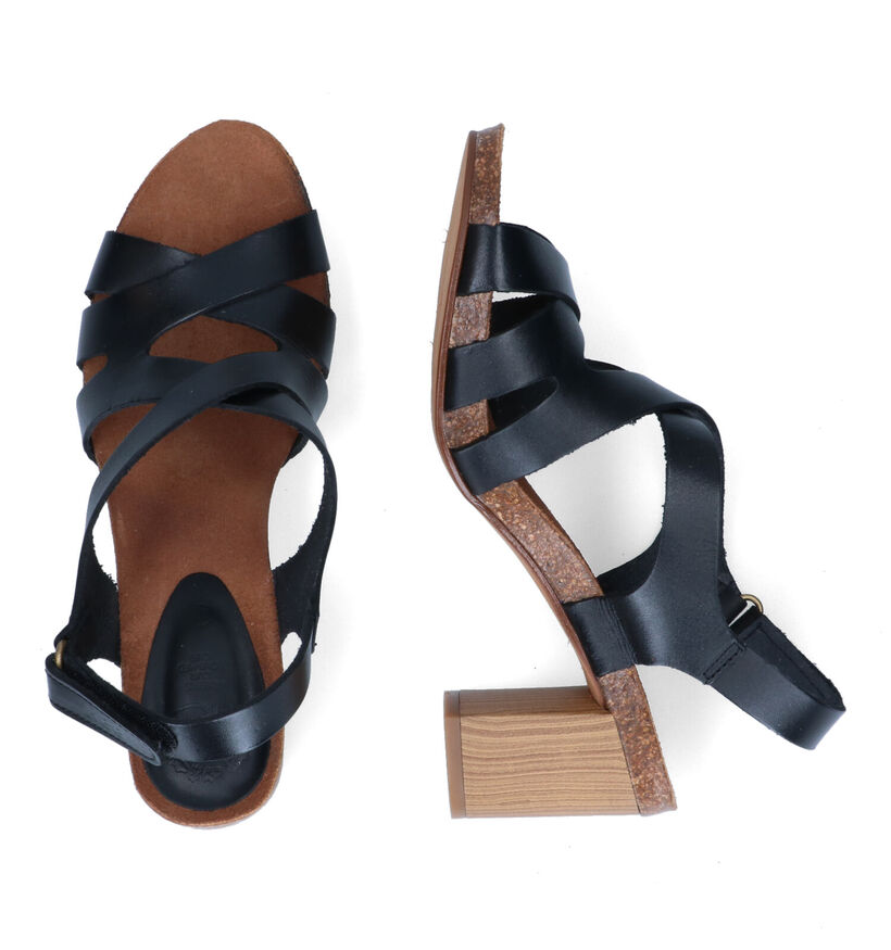 Hee Cognac Sandalen in leer (292542)