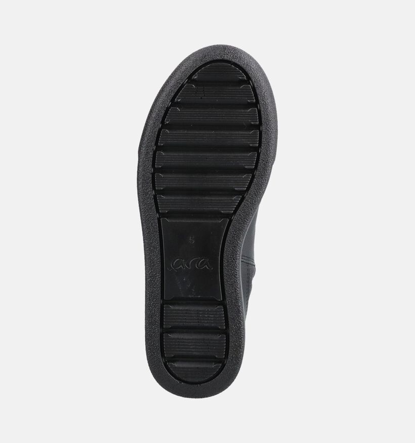 Ara Firenze Bottines motardes en Noir pour femmes (380003) - pour semelles orthop&eacute;diques