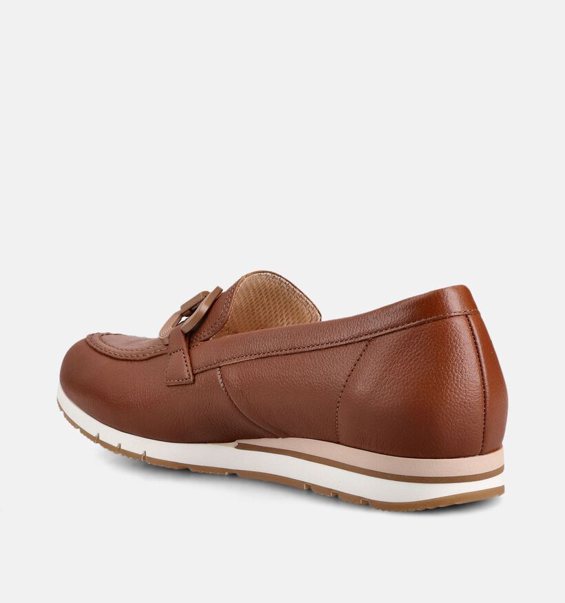 Gabor Mocassins en Cognac pour femmes (371140) - pour semelles orthop&eacute;diques