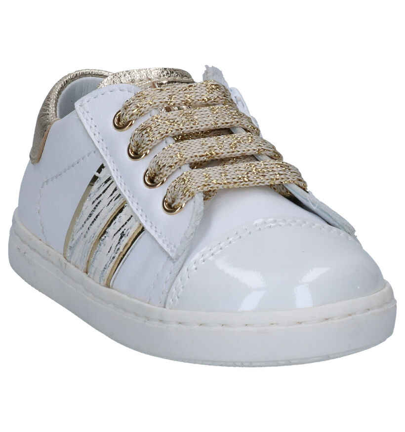 Beberlis Witte Sneakers in leer (273005)