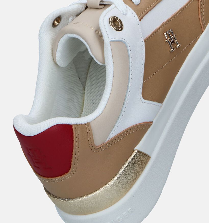 Tommy Hilfiger Lux Hardware Court Bruine Sneakers voor dames (342706) - geschikt voor steunzolen