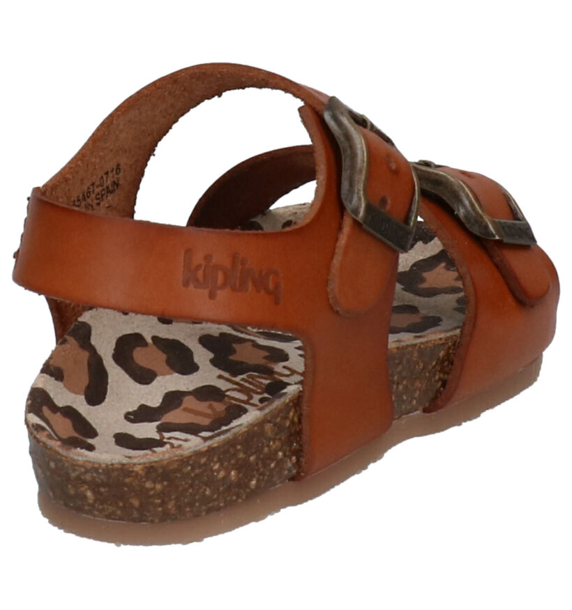 Kipling Nella Sandalen Cognac in leer (273164)