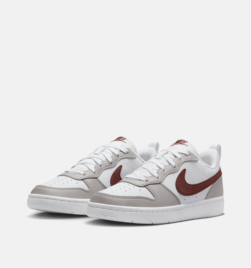 Nike Court Borough Recraft HF Witte Sneakers voor meisjes, jongens (347986)