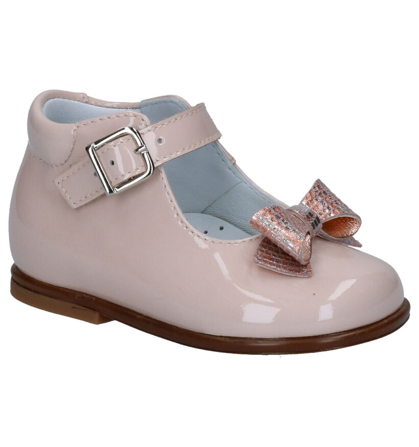 Beberlis Lichtroze Ballerina's in lak (271440)