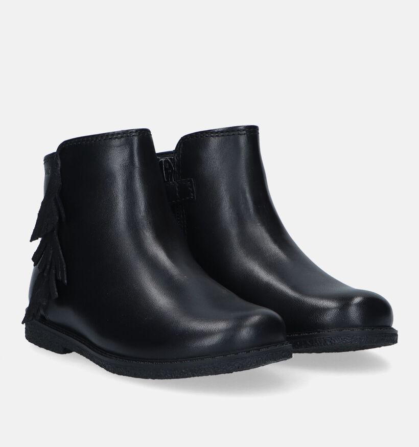 Geox Shawntel Boots en Noir pour filles (330117) - pour semelles orthopédiques
