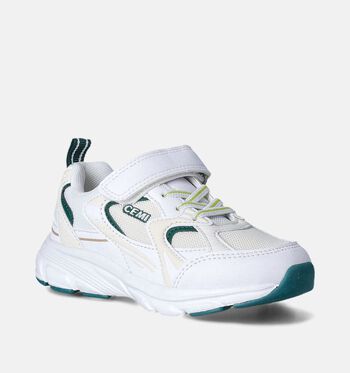CEMI Lage schoenen Wit/Groen