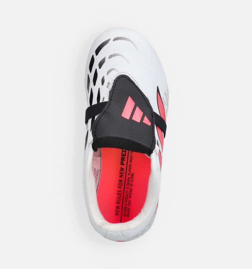 adidas Predator Chaussures de foot en Blanc pour filles, gar&ccedil;ons (375554)