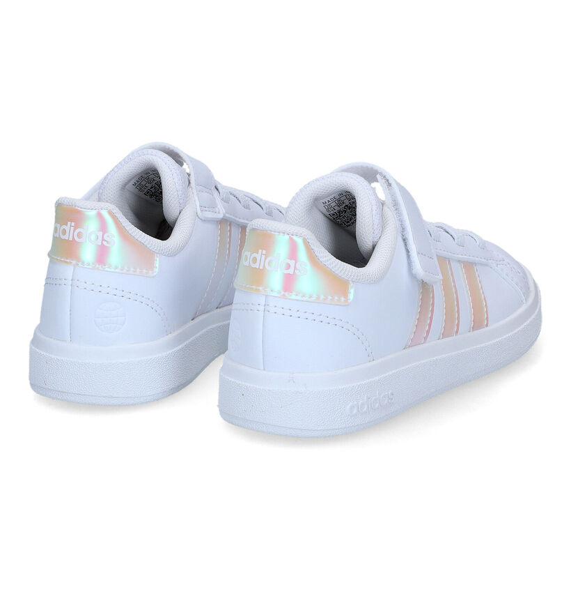 adidas Grand Court 2.0 Witte Sneakers voor meisjes (315008) - geschikt voor steunzolen