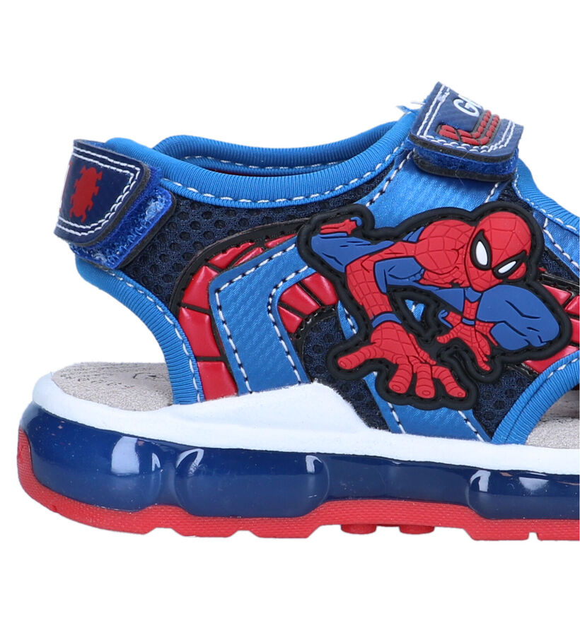 Geox Android Marvel Spiderman Blauwe Sandalen in kunstleer (321558)