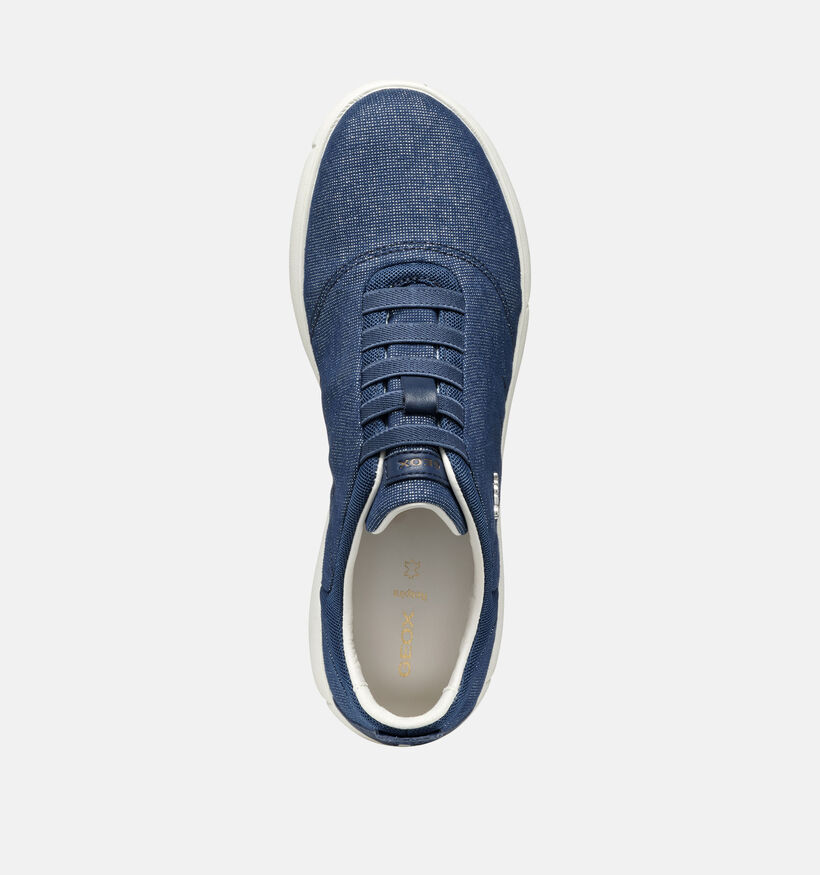 Geox Nebula 2.0 Baskets en Bleu pour femmes (353785) - pour semelles orthopédiques