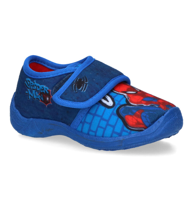 Spiderman Pantoufles fermées en Bleu foncé pour garçons (322538)