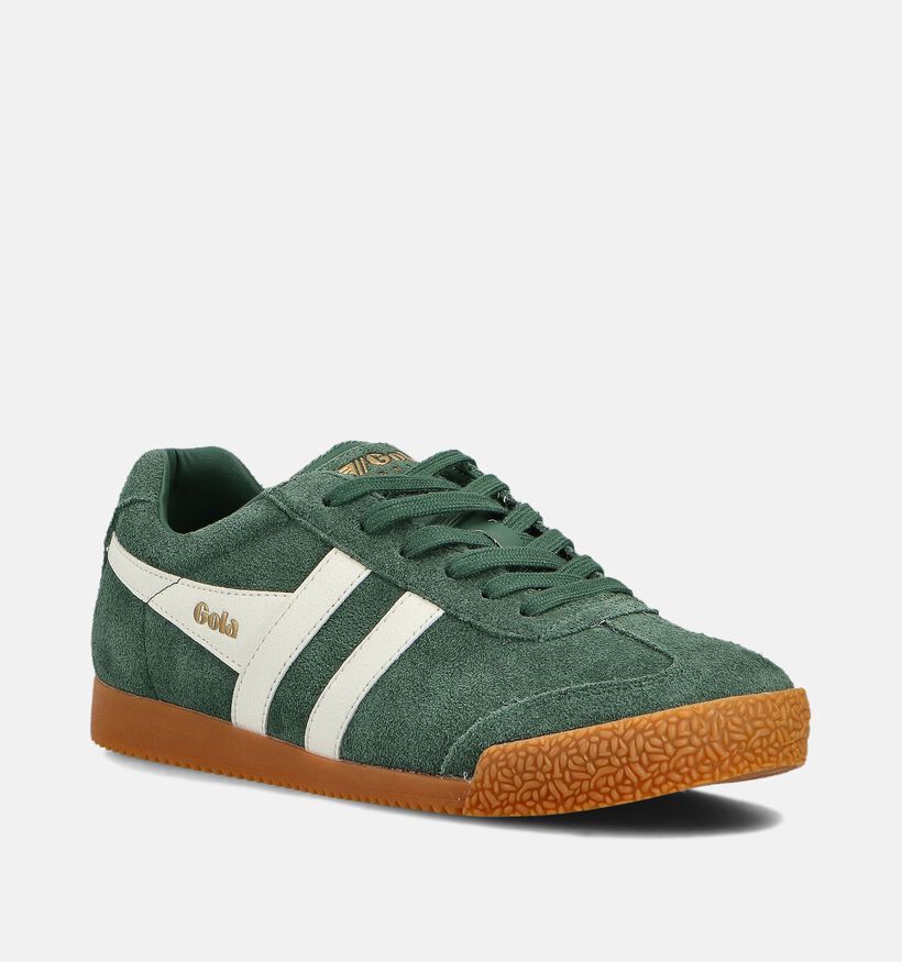 Gola Harrier Baskets en Vert pour femmes (360803) - pour semelles orthopédiques