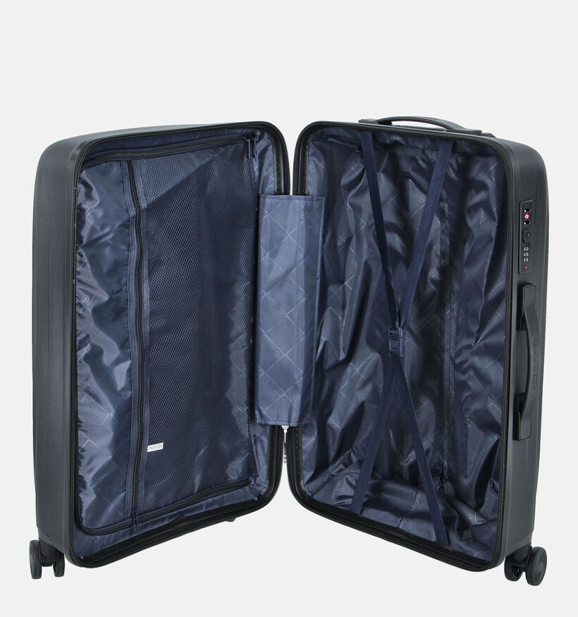 Love To Travel Zwarte Medium Reiskoffer voor dames, heren (365822)