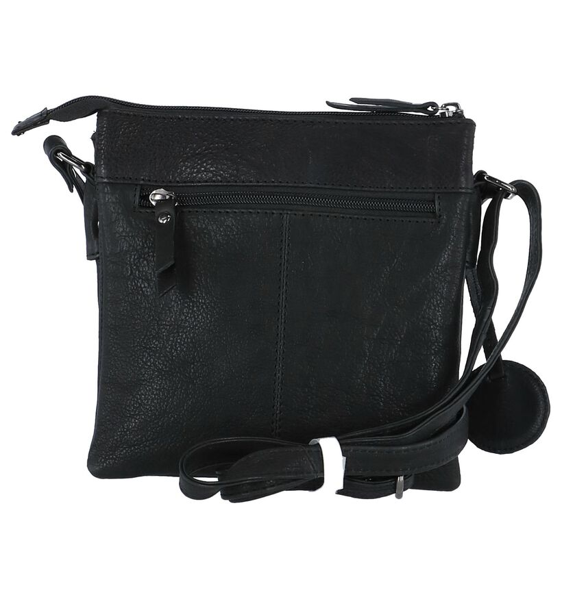 Burkely Ranger Zwarte Crossbody Tas in leer (276269)