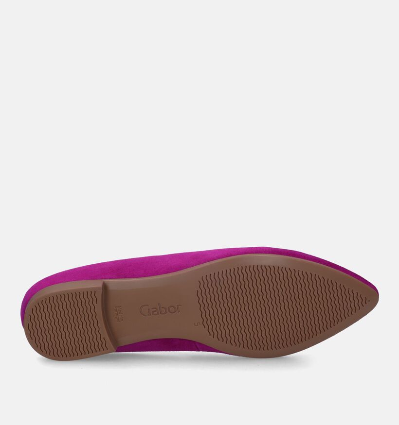Gabor Loafers en Fuchsia pour femmes (331134) - pour semelles orthopédiques