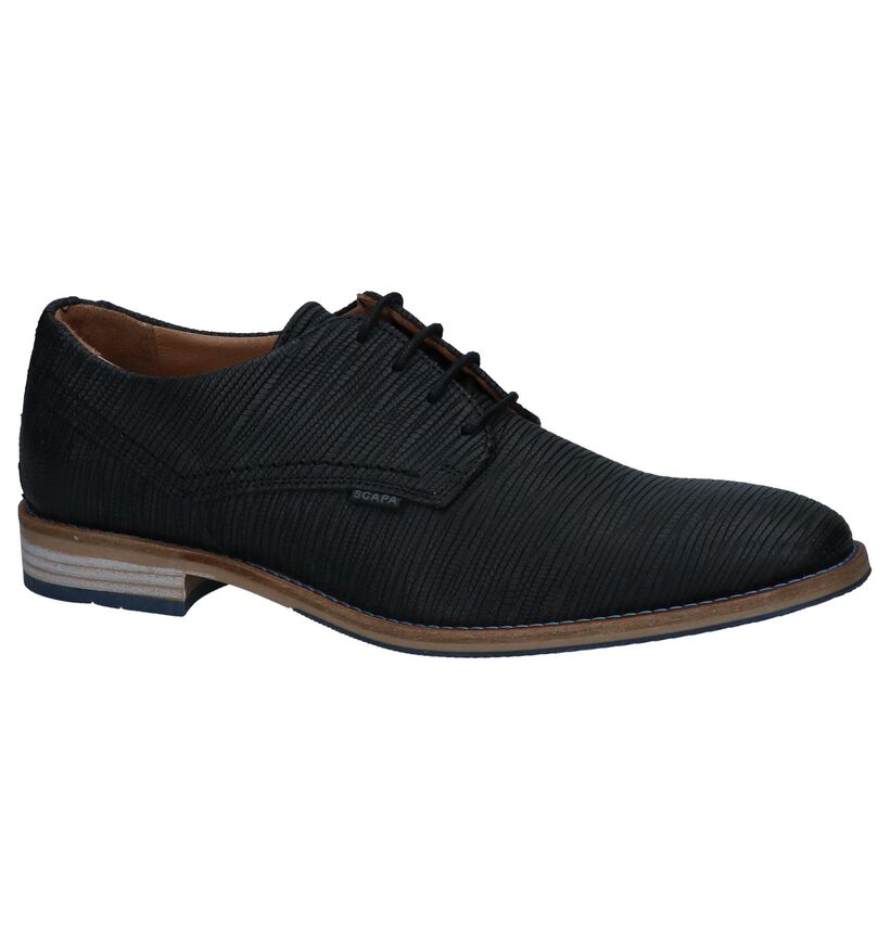 Scapa Chaussures habillées en Bleu foncé en cuir (270337)