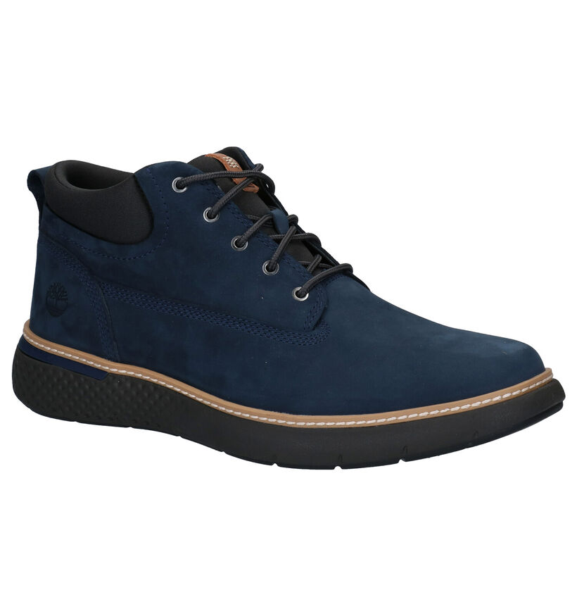 Timberland Cross Mark PT Chukka Bottines en Bleu pour hommes (330917)