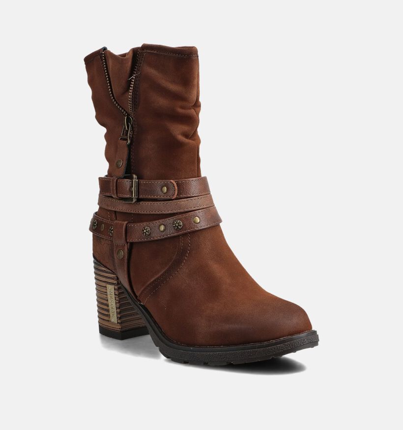 Mustang Bottes courtes en Marron pour femmes (363714)