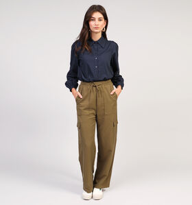 Orfeo Atalie Kaki Wijde broek voor dames (358556)