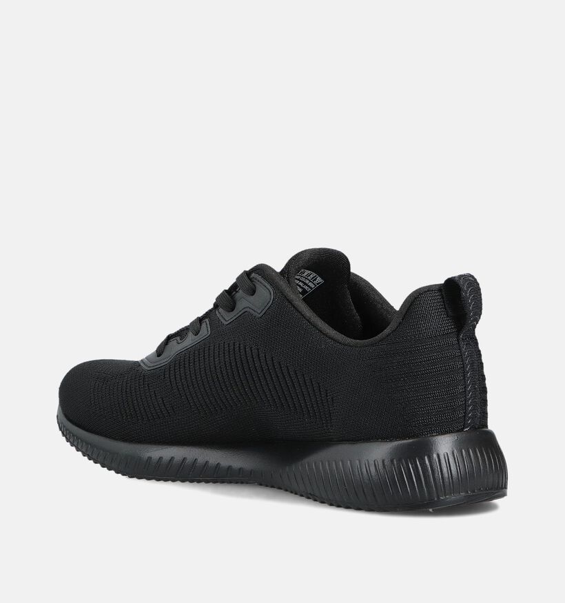Skechers Bobs Squad Tough Talk Baskets en Noir pour femmes (361047) - pour semelles orthopédiques