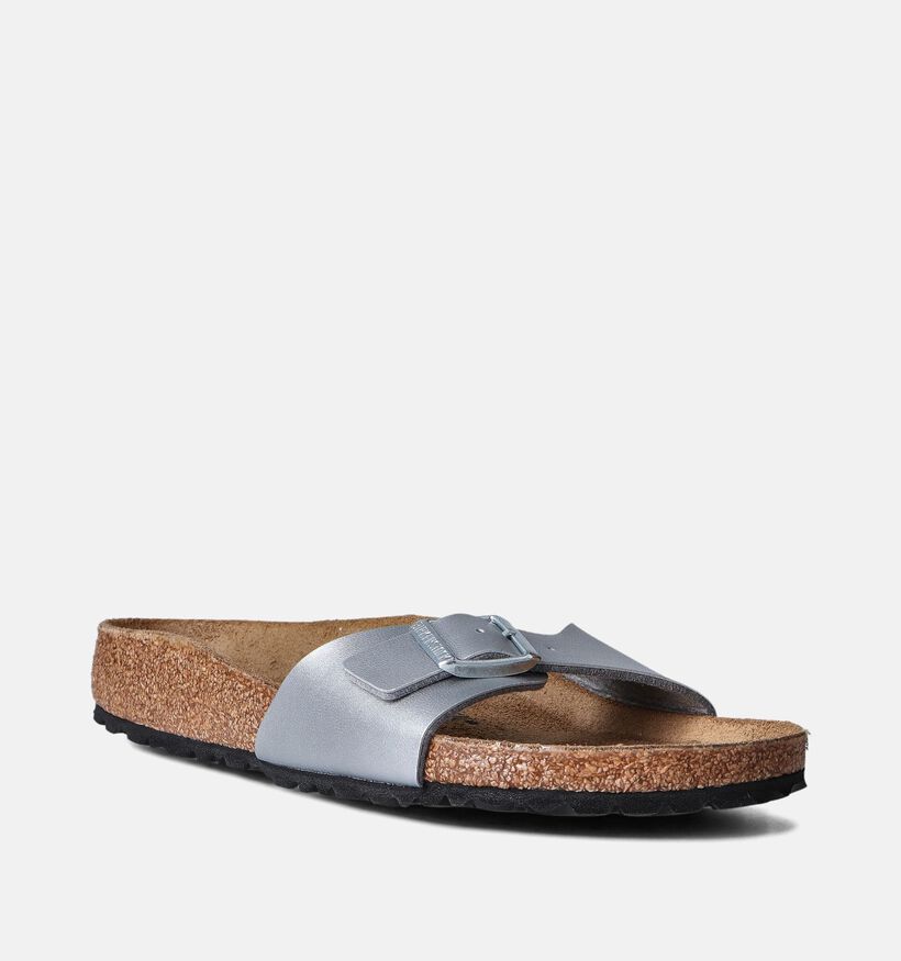 Birkenstock Madrid Nu-pieds en Argent pour femmes (350901)