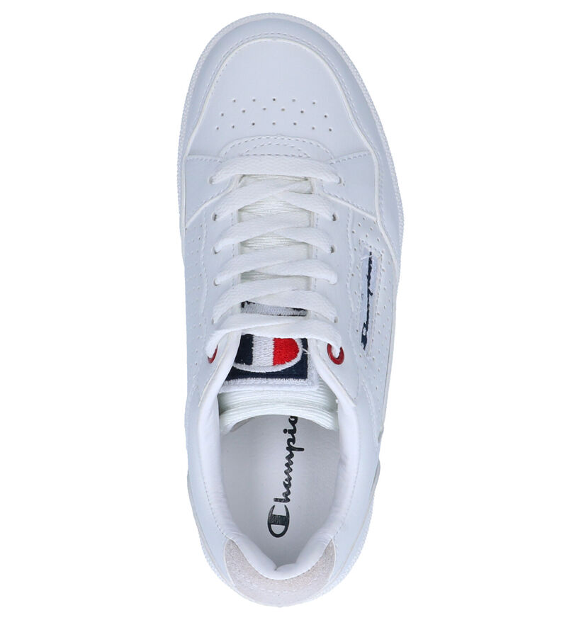 Champion Cleveland Low Witte Sneakers in kunstleer (253755)