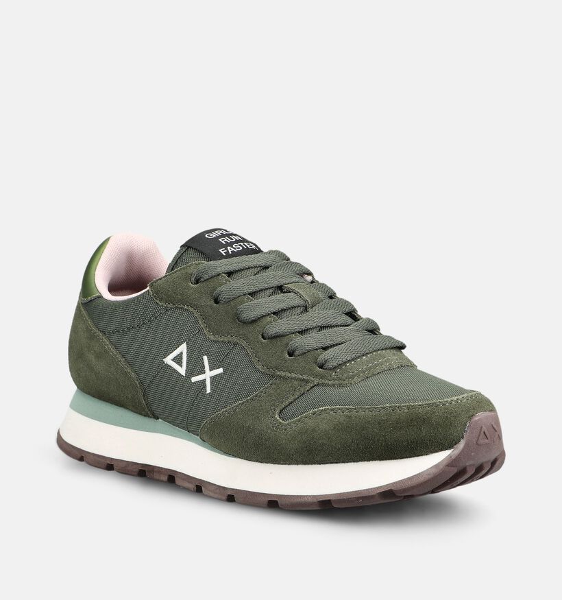 Sun68 Ally Solid Baskets en Vert kaki pour femmes (379716) - pour semelles orthop&eacute;diques