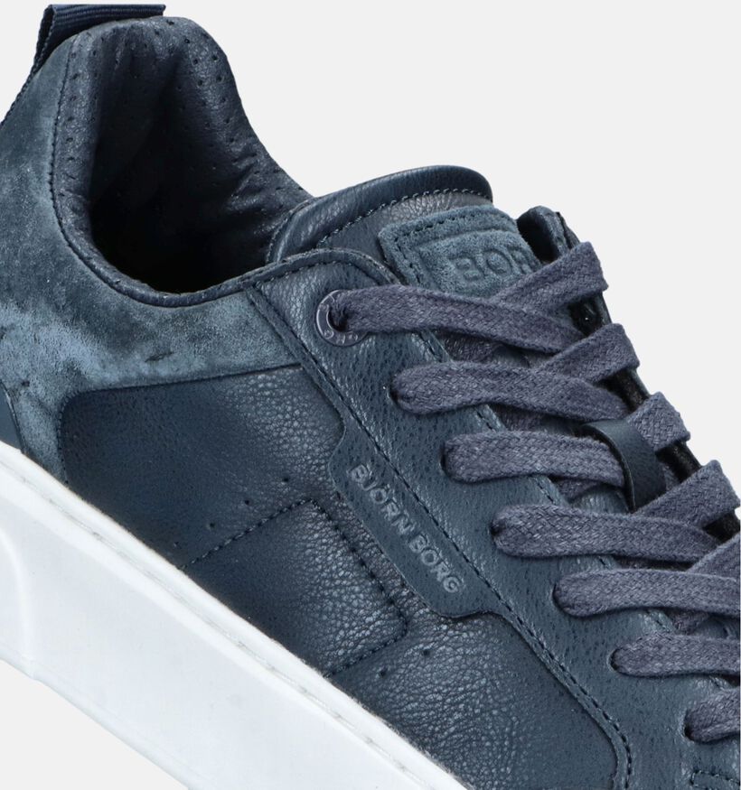 Björn Borg Tennis Low Chaussures avec lacets en Bleu pour hommes (345605) - pour semelles orthopédiques