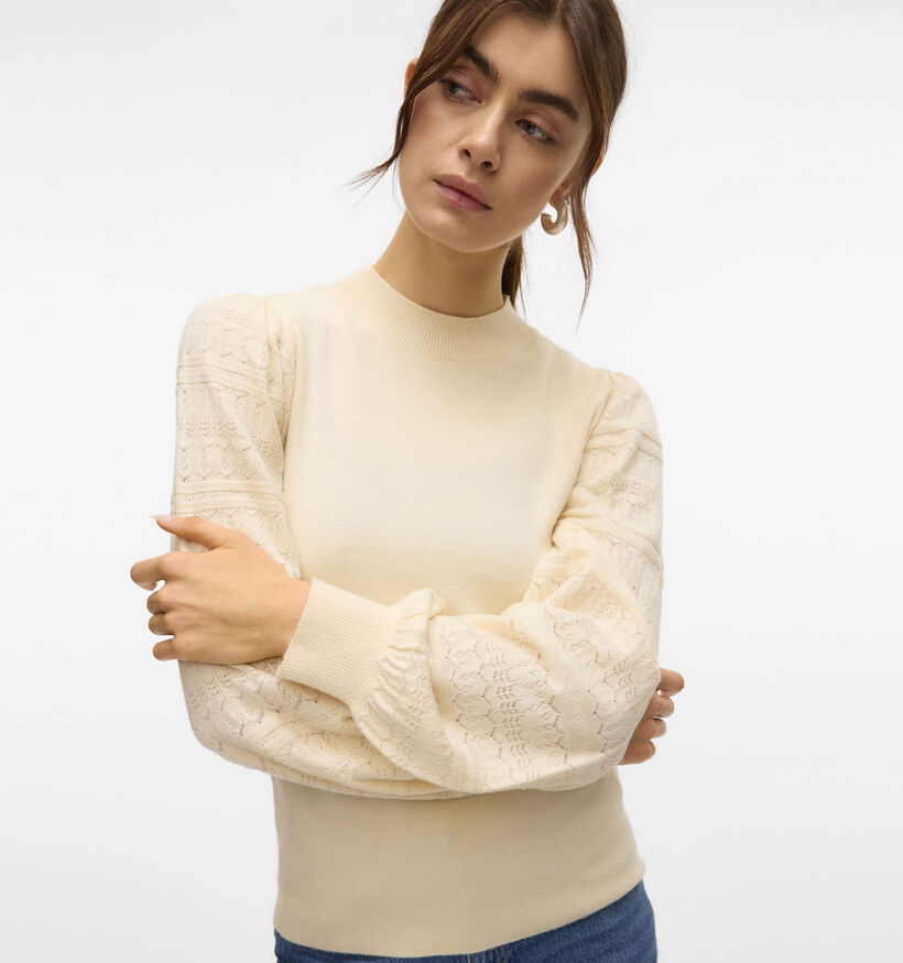 Vero Moda New Limone Lichtbeige Trui voor dames (361215)