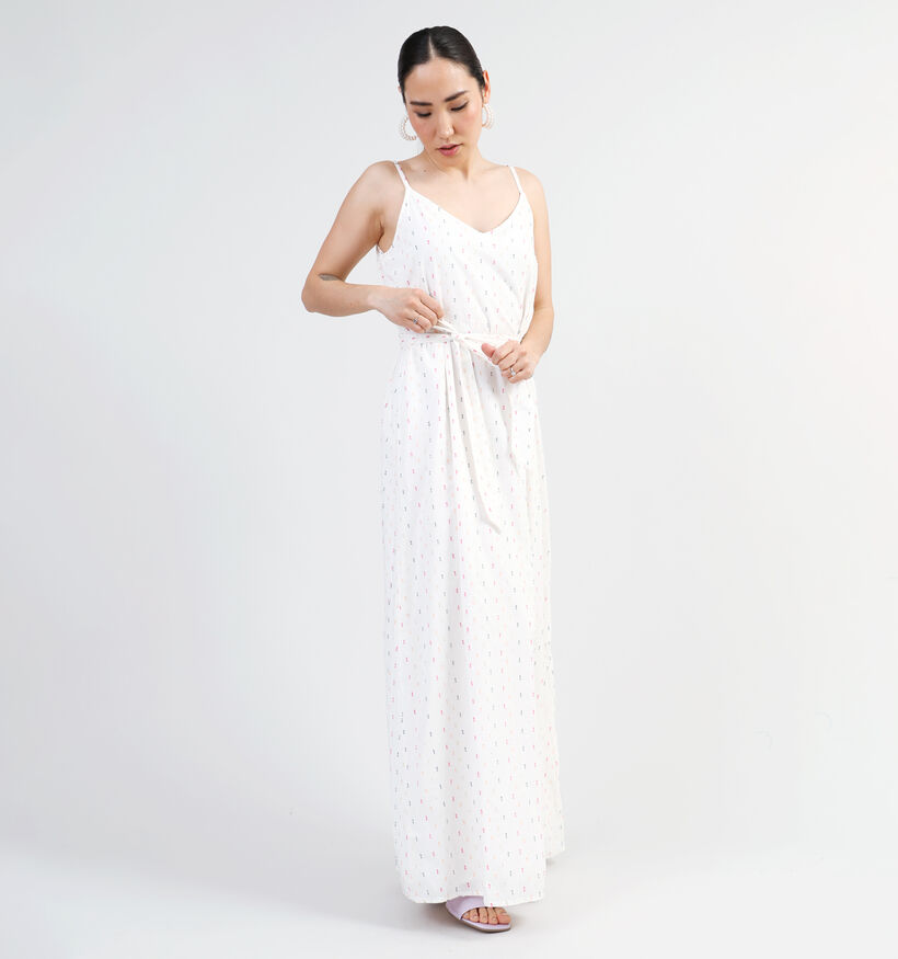 Vila Clarino Robe longue en Blanc pour femmes (342106)