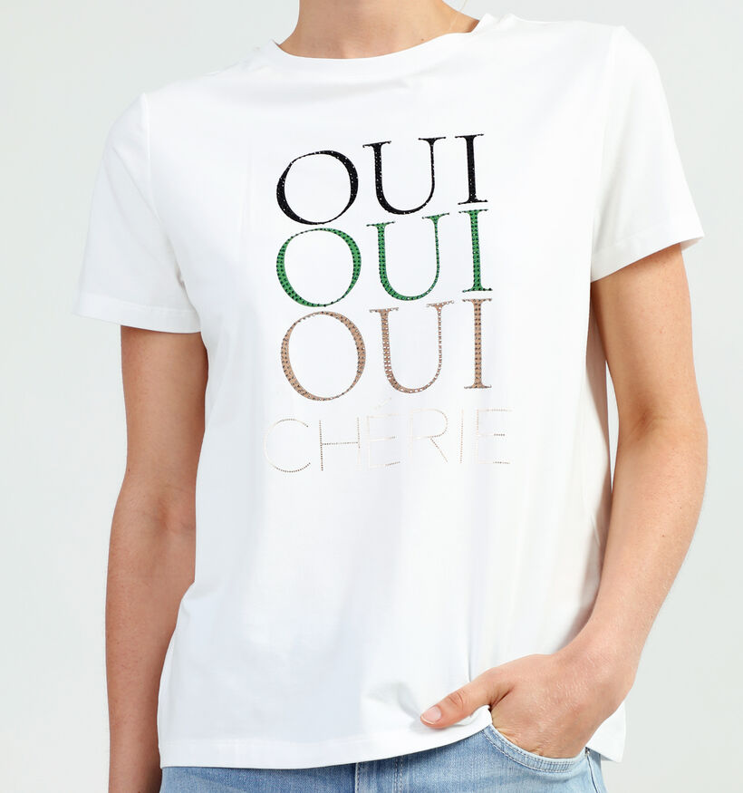 comma T-shirt en Blanc pour femmes (345681)