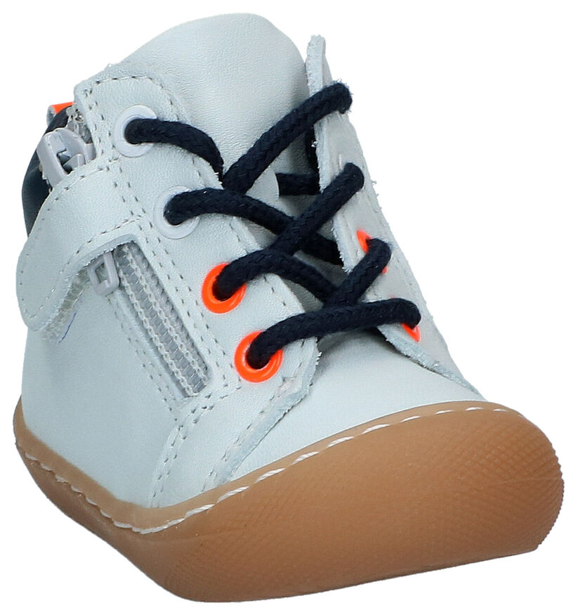 Bellamy Steve Grijze Babyschoentjes in leer (292074)