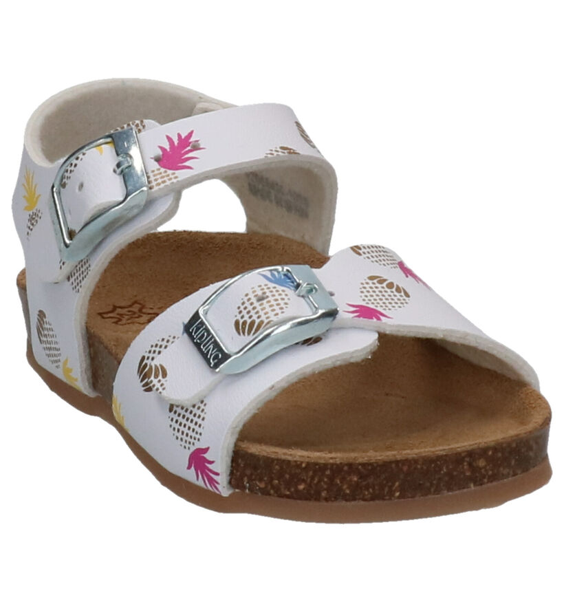 Kipling Nanas Witte Sandalen in kunstleer (273145)