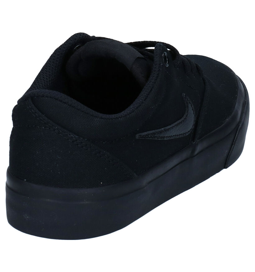 Nike SB Charge Canvas Baskets en Noir en textile (274799)