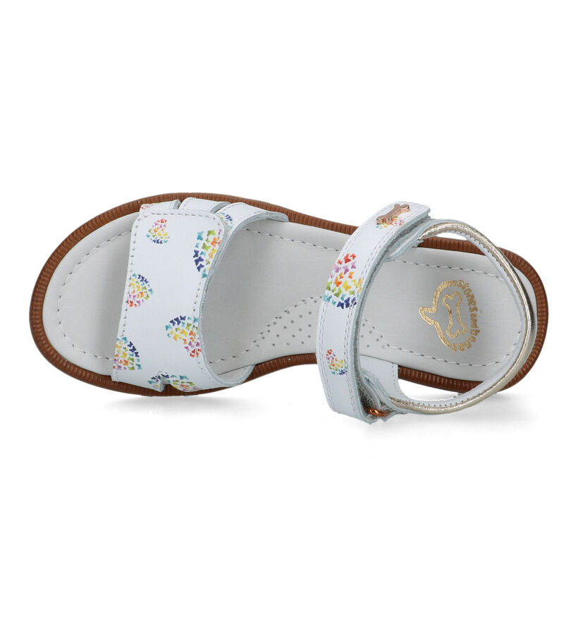 STONES and BONES Zefia Sandales en Blanc pour filles (322542)