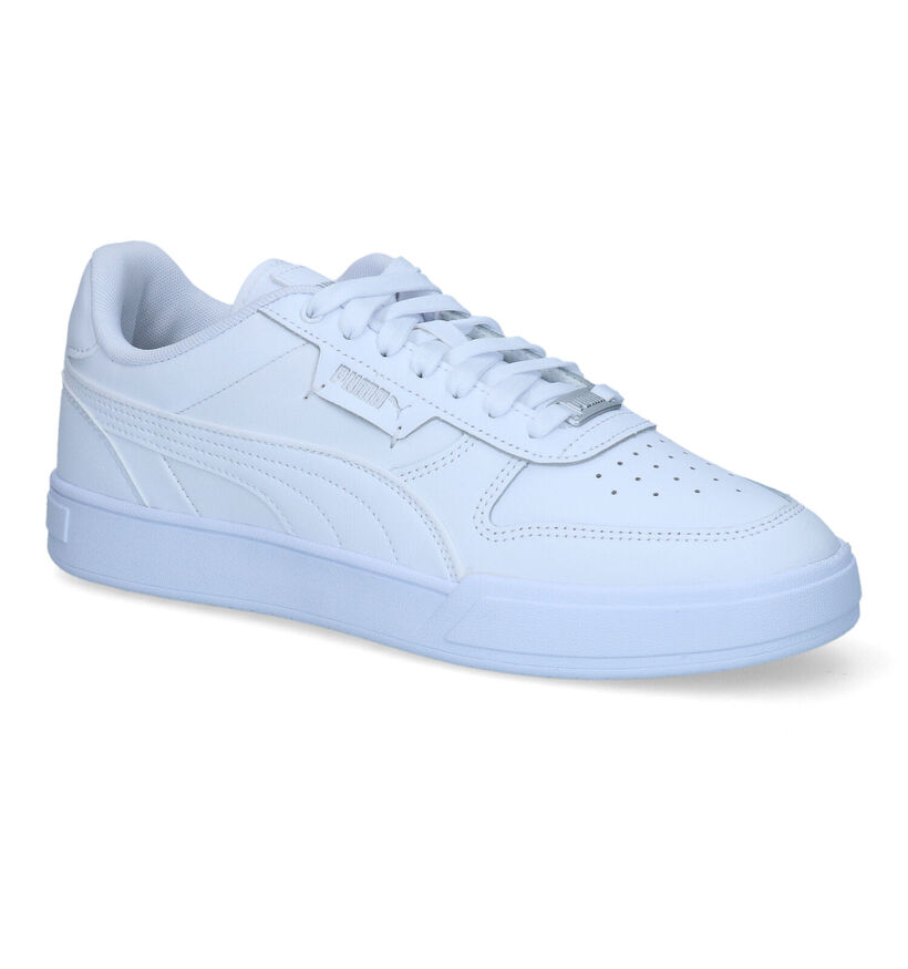 Puma Caven Dime Witte Sneakers in kunstleer (318678)