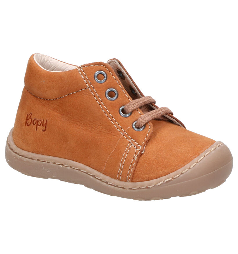 Bopy JO Cognac Babyschoentjes in nubuck (255657)