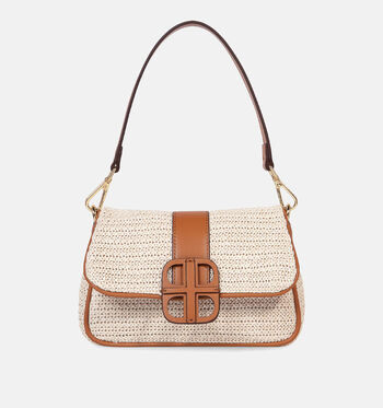Sac à bandoulière beige