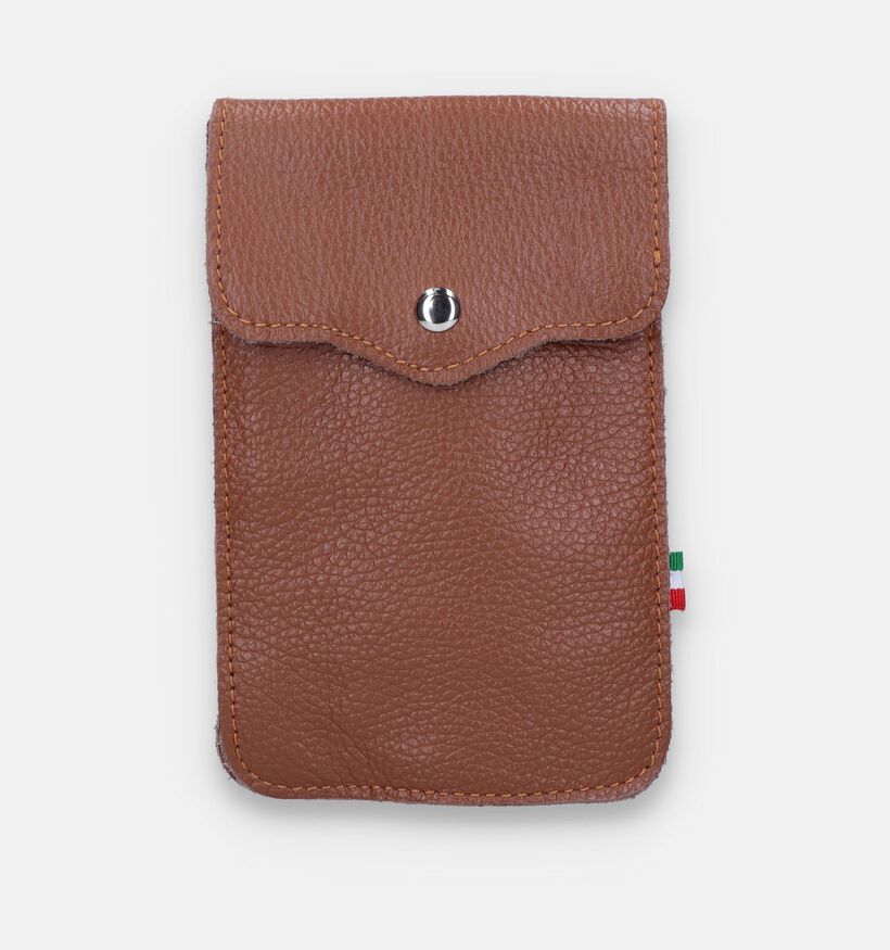 Time Mode Jin Pochette pour téléphone en Cognac pour femmes (337416)