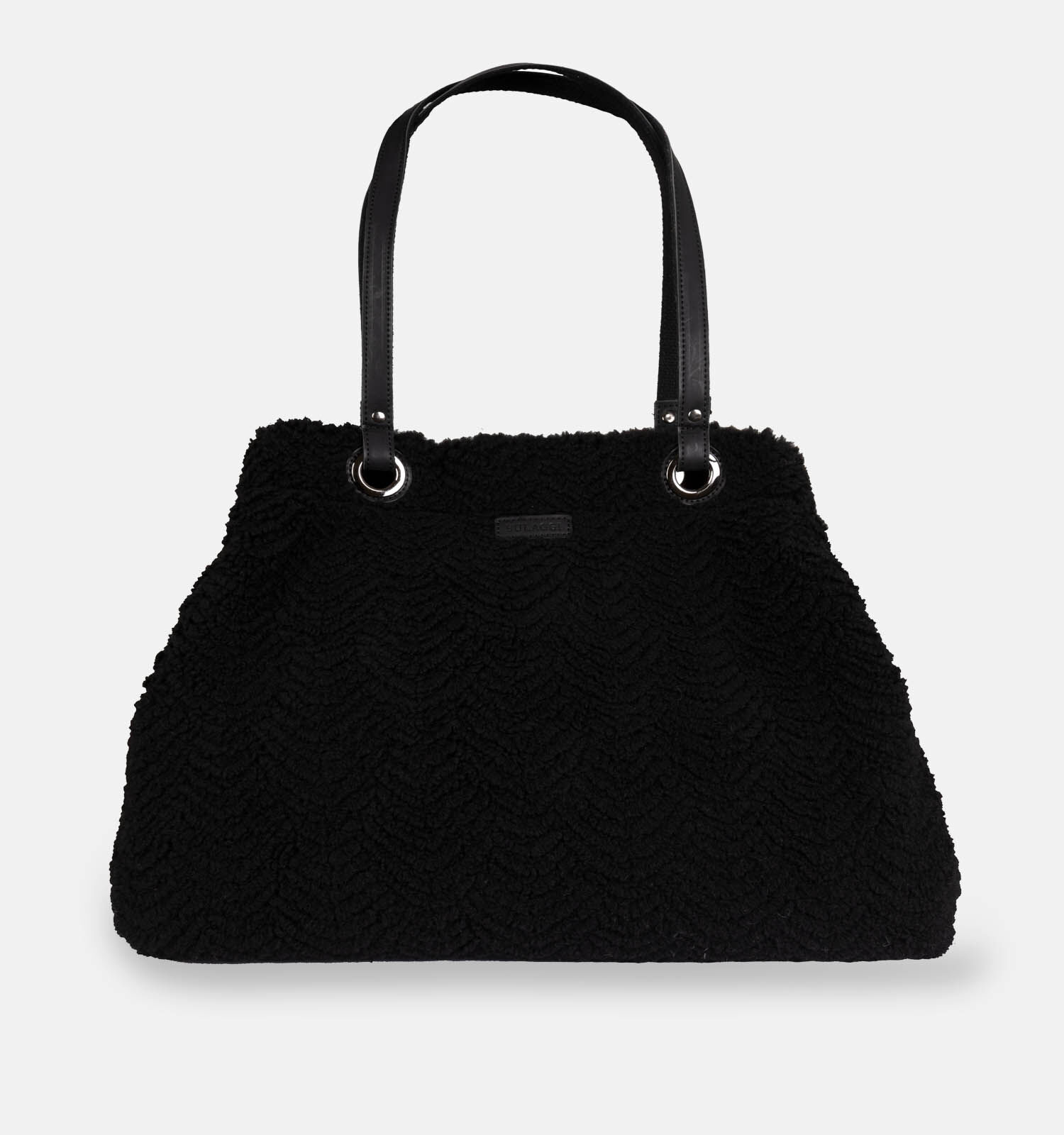 Grote shopper tas met rits clearance