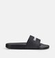 Superdry Premium Graphic Pool Slide Claquettes en Noir pour hommes (369496)