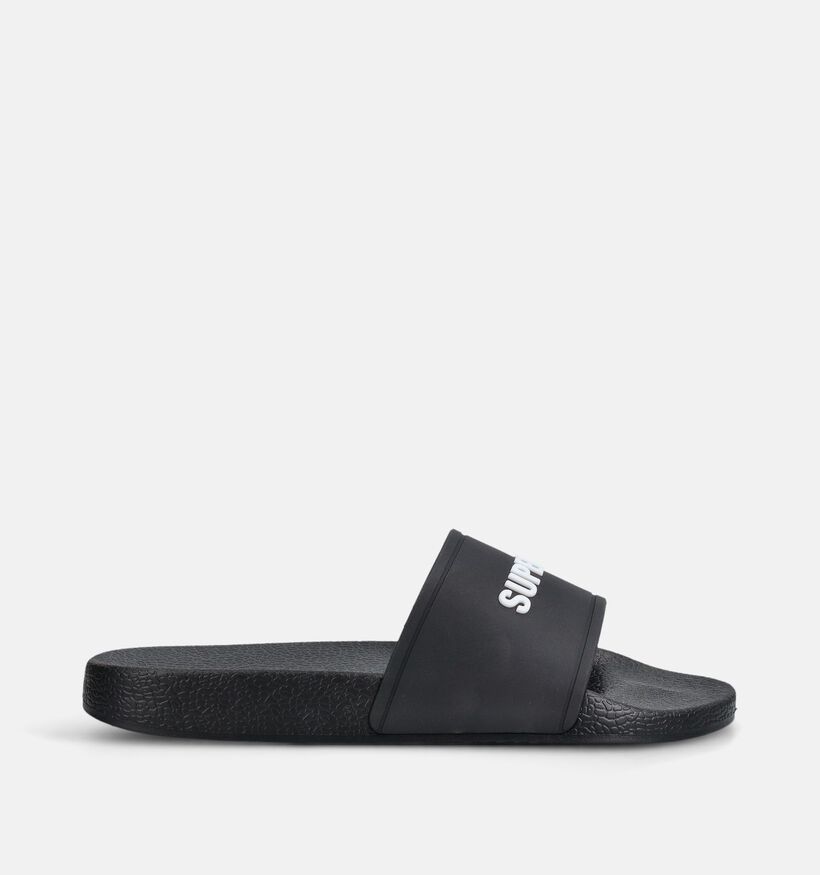 Superdry Premium Graphic Pool Slide Claquettes en Noir pour hommes (369496)