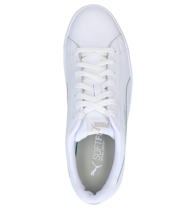 Puma Court Breaker Witte Sneakers in leer (265747)