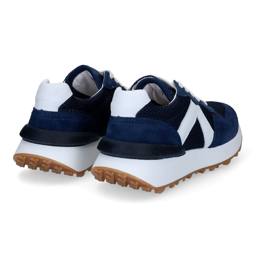 CKS Colombus Baskets en Bleu en cuir (308282)