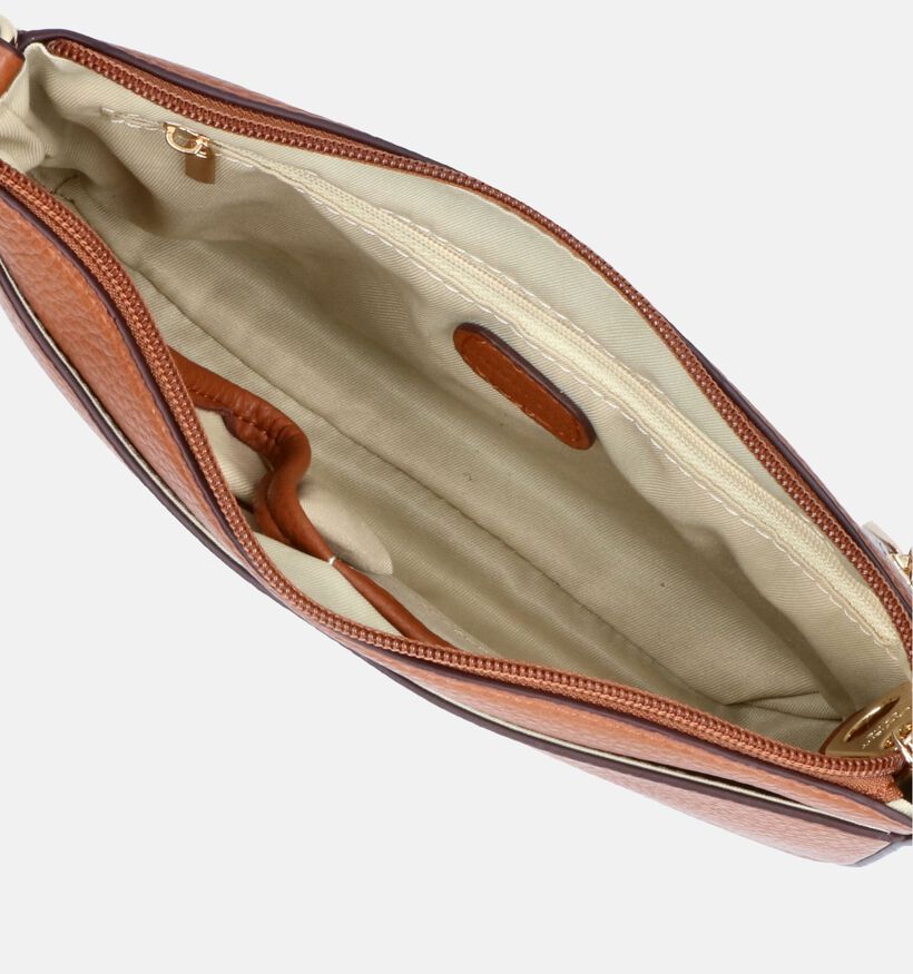 Laurent David Nos 006 Sac porté croisé en Cognac pour femmes (349818)