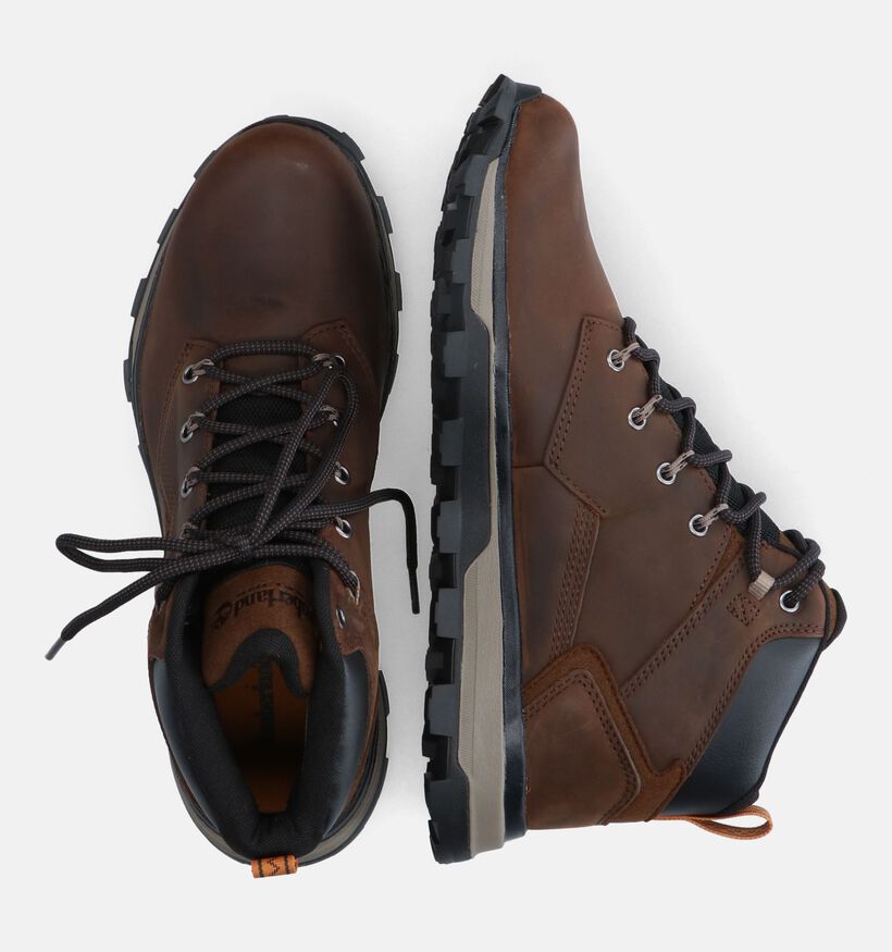 Timberland Treeline Trekker WP Bruine Hoge Wandelschoenen in leer (313459)