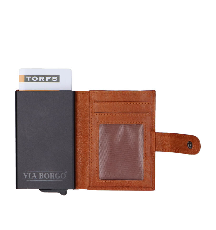 Via Borgo Porte-cartes & Ceinture en Cognac pour hommes (306807)