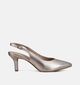 Marco Tozzi Escarpins slingback en Or pour femmes (367965)
