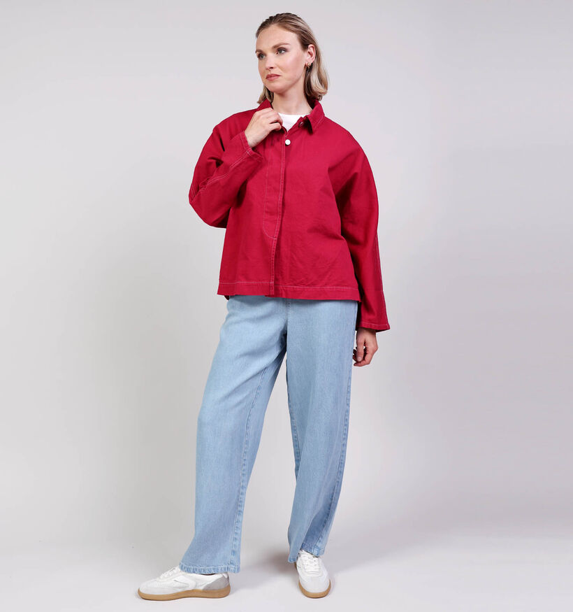 Vila Creek Oversized Denim Rode Hemd voor dames (369487)